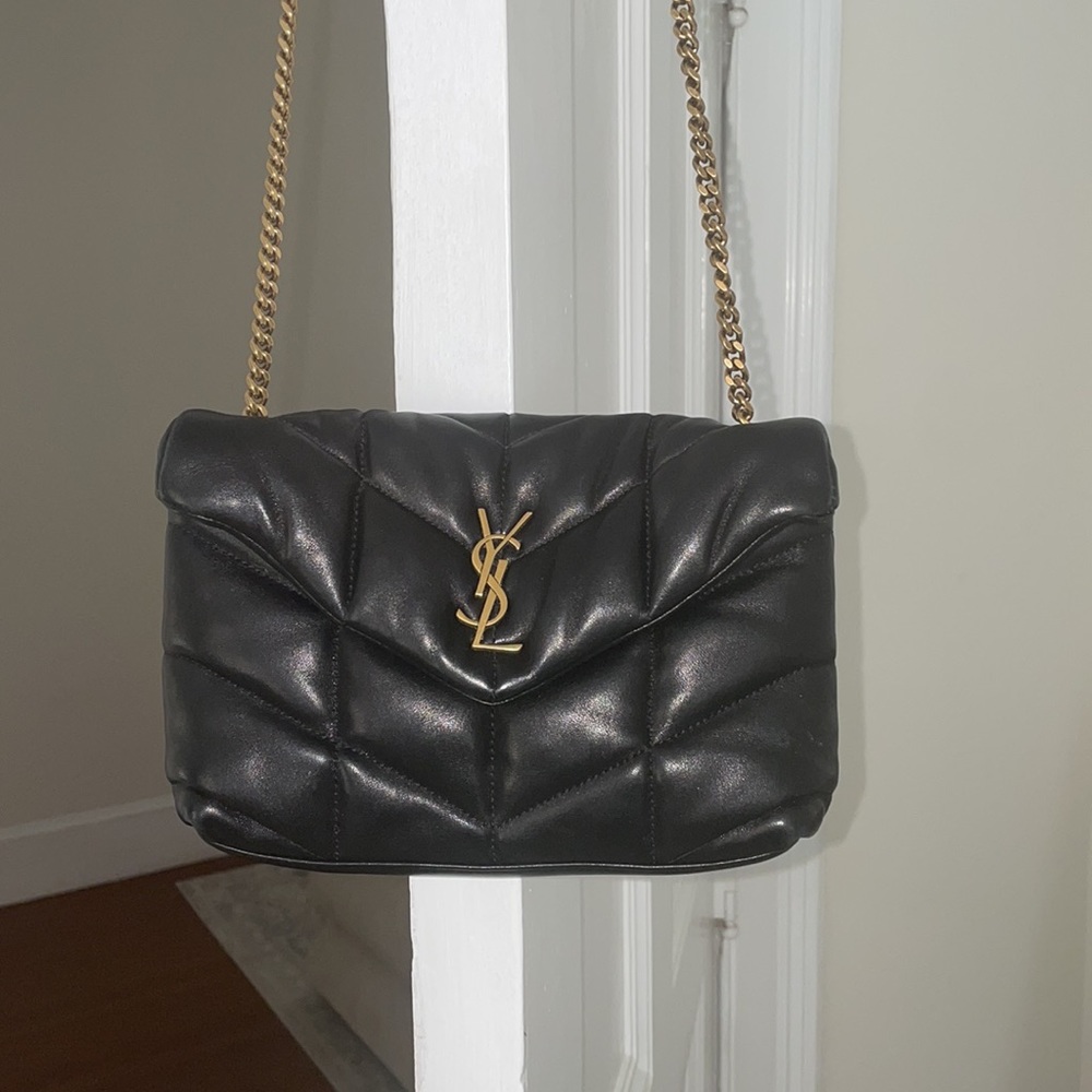YSL Toy Loulou Puffer Quilted Leather Crossbody Bag